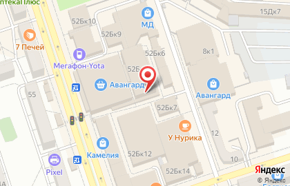 Магазин чая и табачных изделий на улице Станиславского на карте