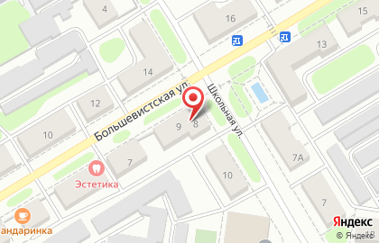 Магазин Подарочный мир на Большевистской улице на карте