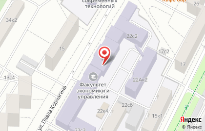 Московский юридический колледж на карте