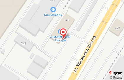 Компания по оптово-розничной продаже стройматериалов Сатурн в Октябрьском районе на карте