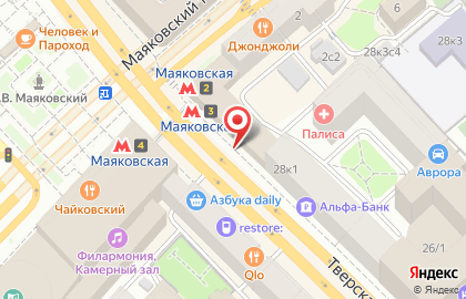 Минутка на Тверской улице на карте