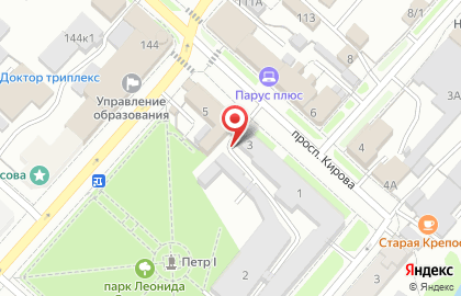 Адвокатский кабинет Базанова И.А. на проспекте Сергея Кирова на карте