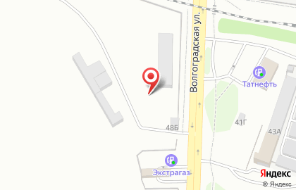 АЗС Экстрагаз на Волгоградской улице на карте