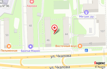 Макошь на улице Чкалова на карте