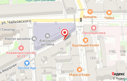ООО "Юнитеч" на улице Оружейника Фёдорова на карте