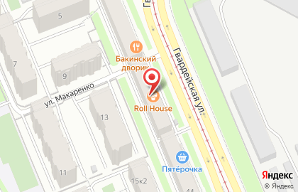 Парикмахерская на Гвардейской улице, 42 на карте