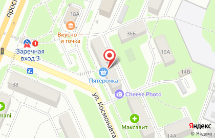 Ремонтная компания Альфа Строй на улице Космонавта Комарова на карте