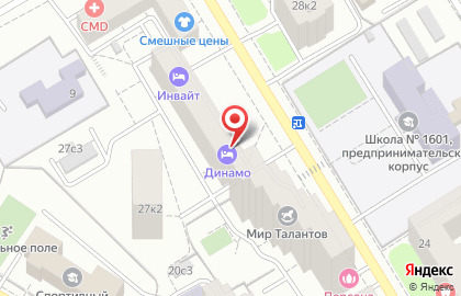 Minima hotels на Петровском парке (СЛ) на карте