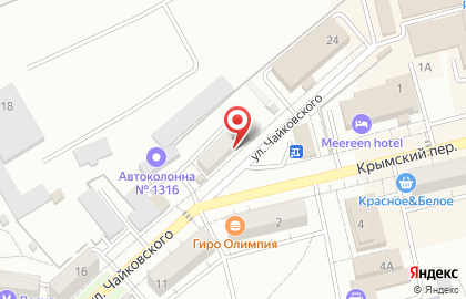 Бухгалтерское агентство на улице Чайковского на карте