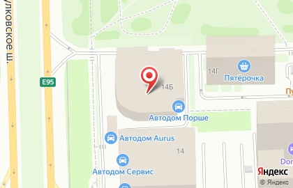 Порше Центр Пулково на карте