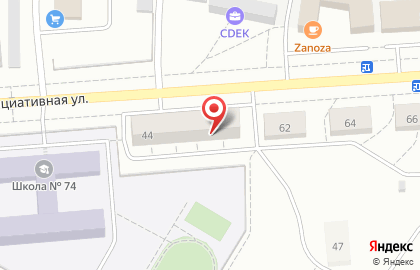 Банкомат Сбербанк России на Инициативной улице на карте