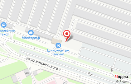 Шиномонтажная мастерская на проспекте Большевиков на карте