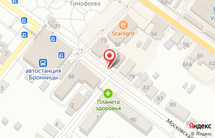 Магазин детских товаров Детский мир на Московской улице на карте