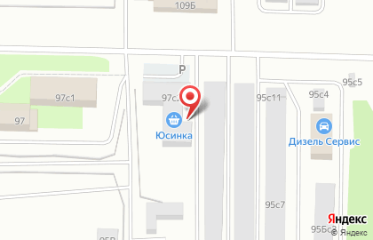 Автомойка самообслуживания Юсинка на карте