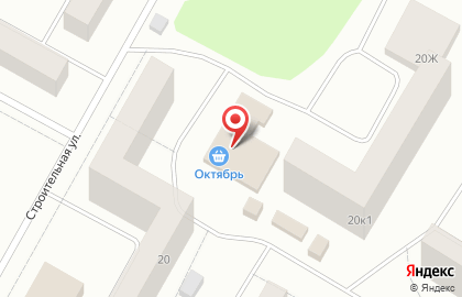 Красное&Белое на Строительной улице на карте