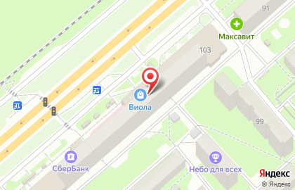 Банкомат Центрально-Черноземный банк Сбербанка России, Липецкое отделение на Московской улице на карте
