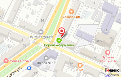 Ателье мебели Тэрра на Кольцовской улице на карте