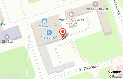 Кафе Мои документы в Полярных Зорях на карте