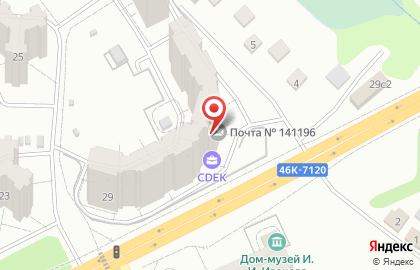 Пансионат Почта России на улице Мира на карте