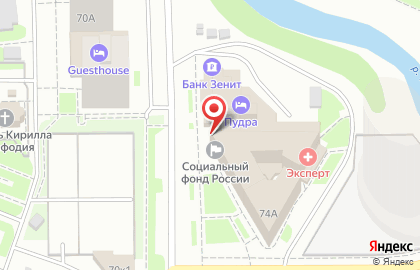 Банк Зенит в Кемерово на карте