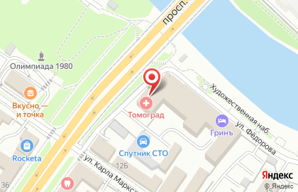 Инвестиционная компания Московия на Фёдорова, улица на карте