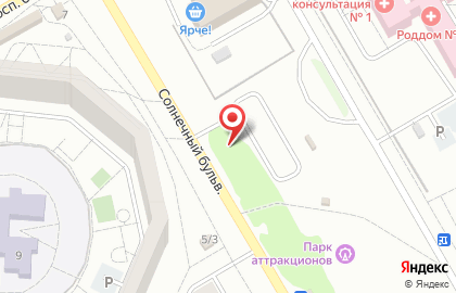 Автосалон Альянс на Солнечном бульваре на карте