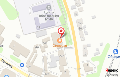 Столовая Ленинское районное потребительское общество на карте