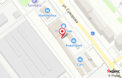 Магазин Авто-Евро на улице Суворова на карте