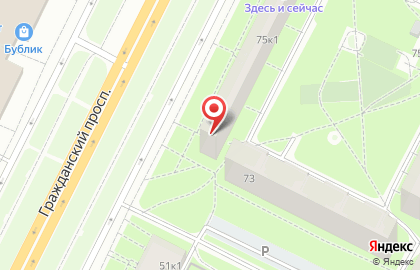 Офис страхования на Гражданском проспекте на карте
