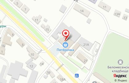 Супермаркет Пятерочка на Воронежской улице на карте