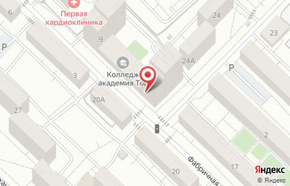 Магазин ТканиКрутоДелие на Фабричной улице на карте