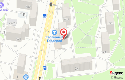 Секонд-хенд Столичный Гардероб на Дубнинской улице на карте