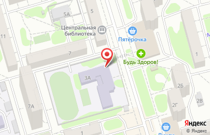 ДЮСШ на улице Чехова на карте