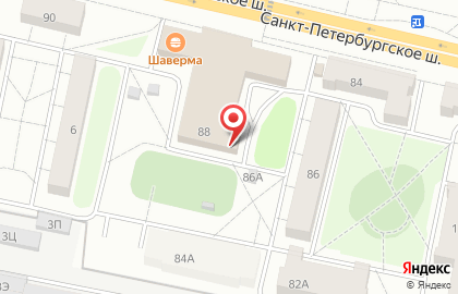 Отделение службы доставки Boxberry на Санкт-Петербургском шоссе на карте