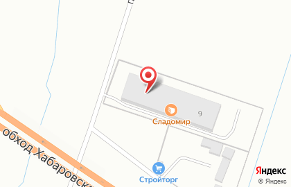 Сладомир на Производственной улице на карте