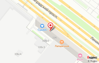Магазин мужской одежды Сударь в Москве на карте