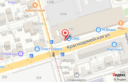 Сервисный центр DNS на Красноармейской улице на карте