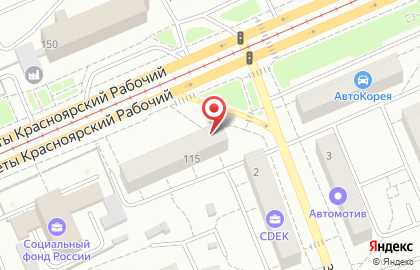 Комиссионный магазин Аванс в Свердловском районе на карте