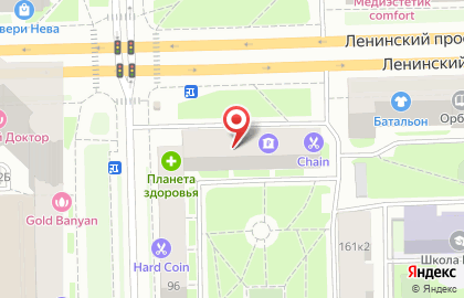 Сервисный центр АС+ на Ленинском проспекте на карте