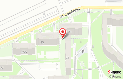 Частное охранное предприятие Бастион на улице Свободы на карте