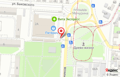 Киоск по продаже цветов в Ростове-на-Дону на карте