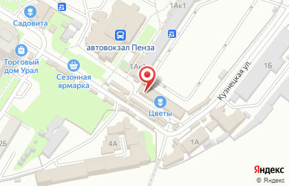 Зоомагазин в Пензе на карте
