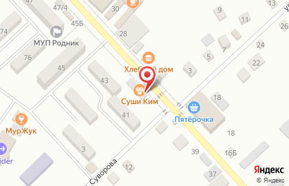 Служба доставки СушиКим на улице Ставского на карте