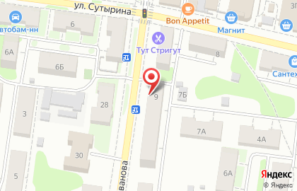 Динго на улице Чванова на карте