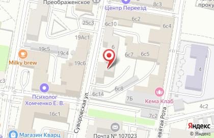 Траттория Провинчи на Суворовской улице на карте