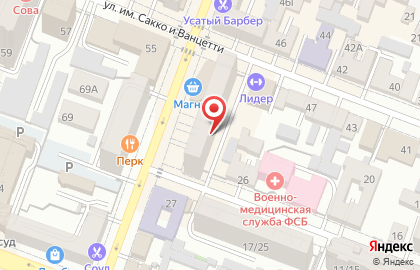 Багетная мастерская-студия 21 век в Октябрьском районе на карте