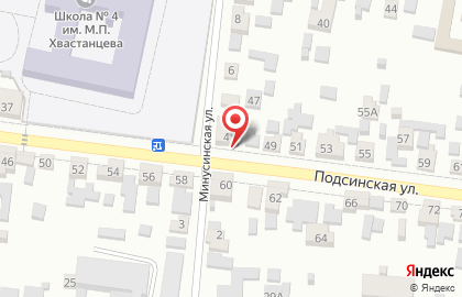 Перетяжка мебели в Минусинске на карте