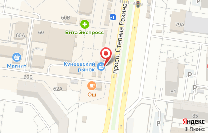 Цветочный бутик ЦвеТТорг в Автозаводском районе на карте