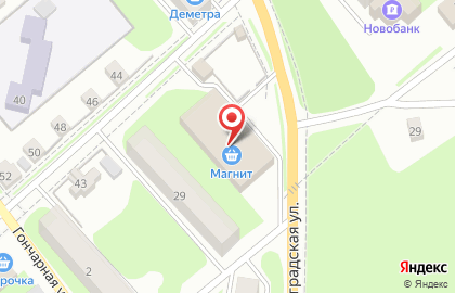 Магазин тканей Эконом на улице Ленинградской на карте