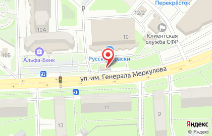 Бистро Bon appetit в Октябрьском районе на карте